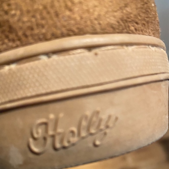 Tan faux fur lined boots - Picture 8 of 9